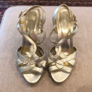 Calvin Klein Gold Sandals